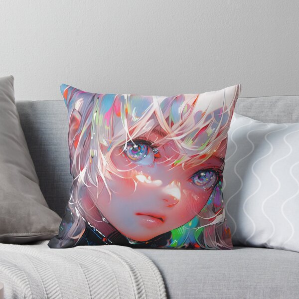 Item preview, Radiant Expressive Prismatic Anime Girl designed and sold by bubblegoth.