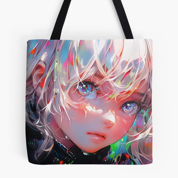 Item preview, Radiant Expressive Prismatic Anime Girl designed and sold by bubblegoth.