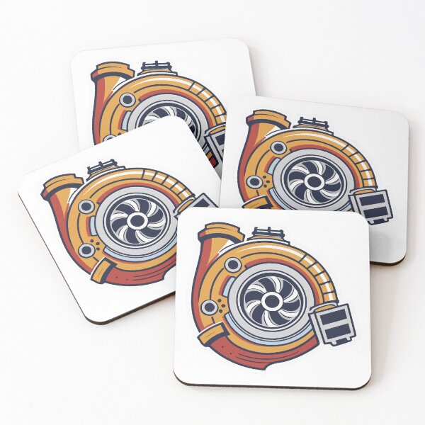 Item preview, Stylized Turbocharger Technical Illustration designed and sold by NiftyWrx.