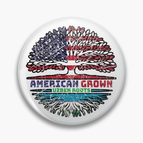 Item preview, Uzbekistan Uzbek Uzbeg Usbeg US American USA United States Tree Roots Flag designed and sold by FlagX.