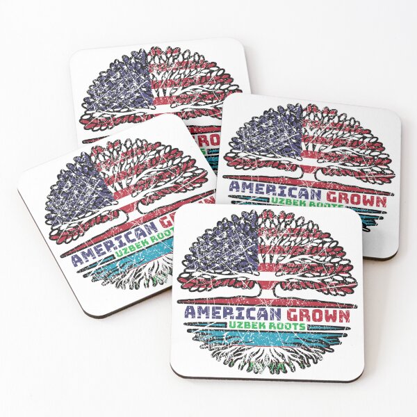 Item preview, Uzbekistan Uzbek Uzbeg Usbeg US American USA United States Tree Roots Flag designed and sold by FlagX.