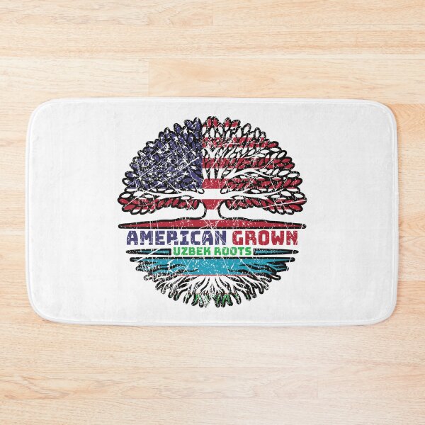 Item preview, Uzbekistan Uzbek Uzbeg Usbeg US American USA United States Tree Roots Flag designed and sold by FlagX.