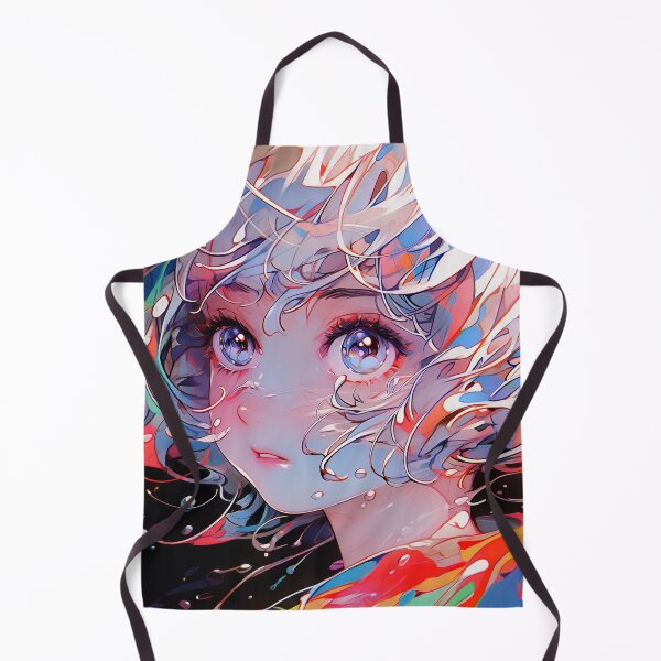 Item preview, Vibrant Colorburst Anime Girl designed and sold by bubblegoth.