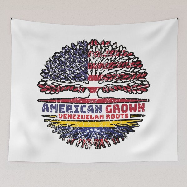 Item preview, Venezuela Venezuelan US American USA United States Tree Roots Flag designed and sold by FlagX.