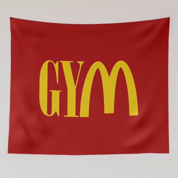 Item preview, GYMcDonald's Meme (Classic Red) designed and sold by Monti-3D-Design.
