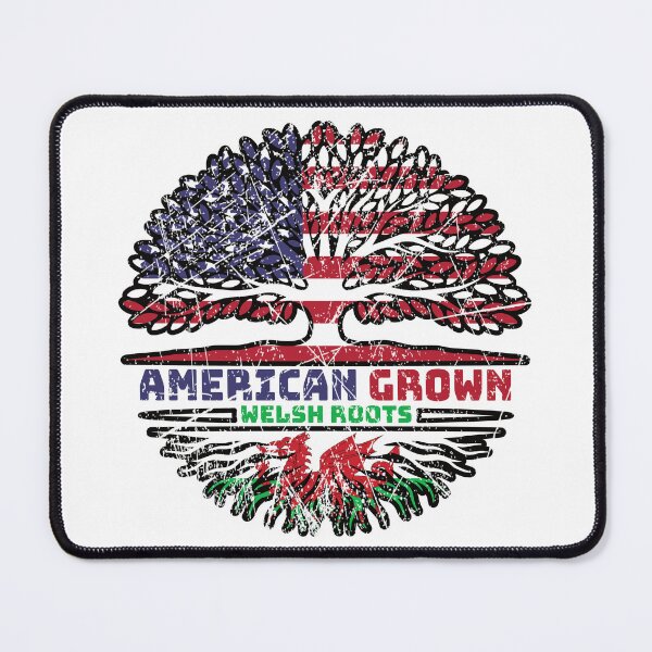 Item preview, Wales Welsh US American USA United States Tree Roots Flag designed and sold by FlagX.