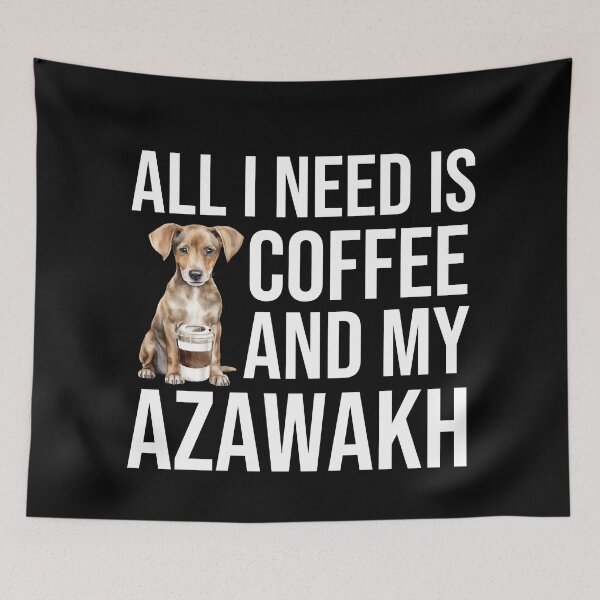 Item preview, Azawakh Puppy And Coffee designed and sold by TheAnimalZ00.