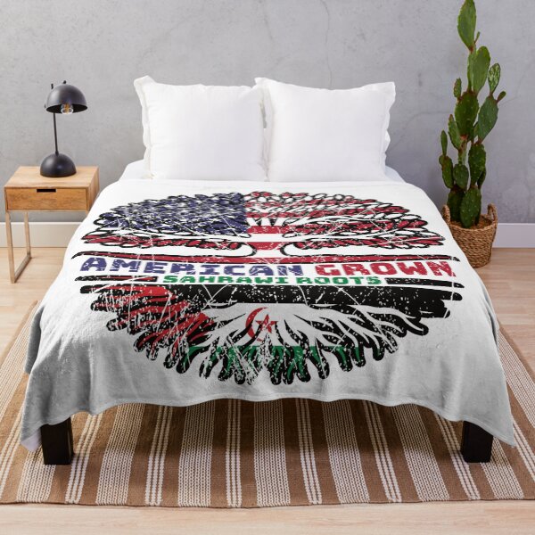 Item preview, Western Sahara Sahrawi American USA Tree Roots Flag designed and sold by FlagX.