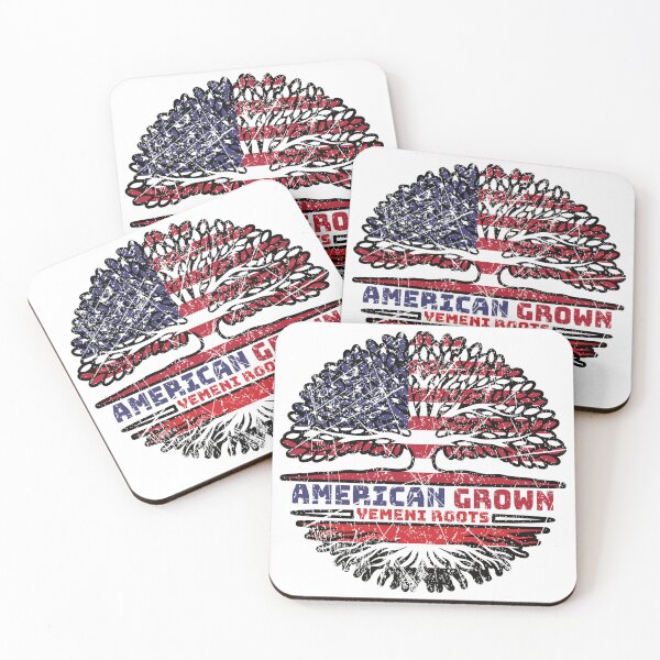 Item preview, Yemen Yemeni US American USA United States Tree Roots Flag designed and sold by FlagX.