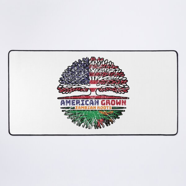 Item preview, Zambia Zambian US American USA United States Tree Roots Flag designed and sold by FlagX.