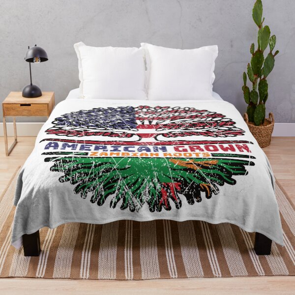 Item preview, Zambia Zambian US American USA United States Tree Roots Flag designed and sold by FlagX.
