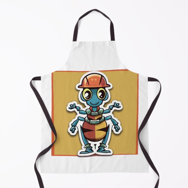 Item preview, Carpenter Ant Cartoon - Worker with Tools and Helmet designed and sold by NiftyWrx.