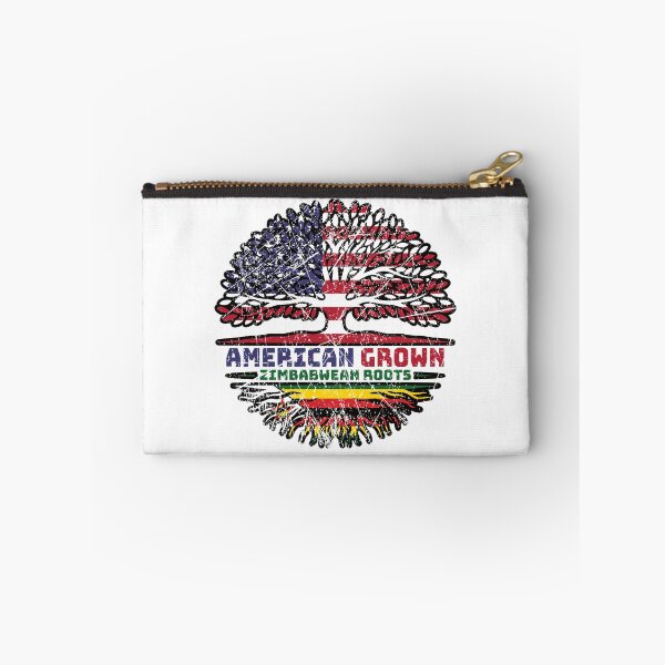 Item preview, Zimbabwe Zimbabwean US American USA United States Tree Roots Flag designed and sold by FlagX.