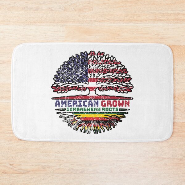 Item preview, Zimbabwe Zimbabwean US American USA United States Tree Roots Flag designed and sold by FlagX.