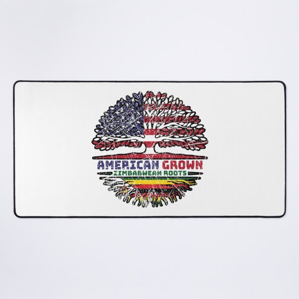 Item preview, Zimbabwe Zimbabwean US American USA United States Tree Roots Flag designed and sold by FlagX.