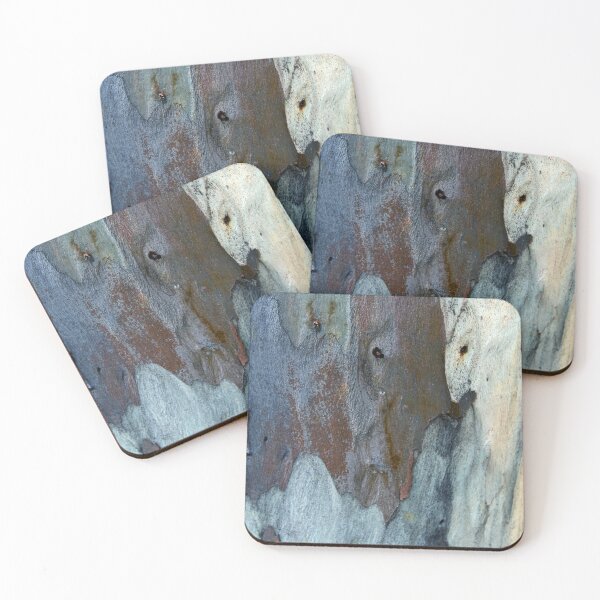 Item preview, Exotic Tree Bark Abstract In Rugged Blue Hues  designed and sold by DEC02.