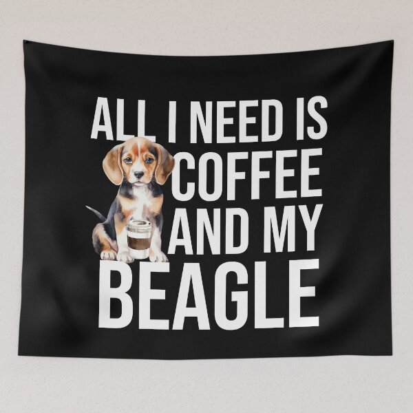 Item preview, Beagle Puppy And Coffee designed and sold by TheAnimalZ00.
