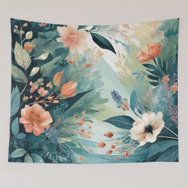 Item preview, Floral Serenity: Watercolor Nature Design designed and sold by StellarValor.