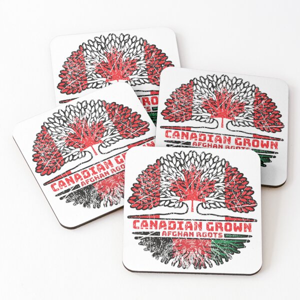 Item preview, Afghanistan Afghan Canadian Canada Tree Roots Flag designed and sold by FlagX.
