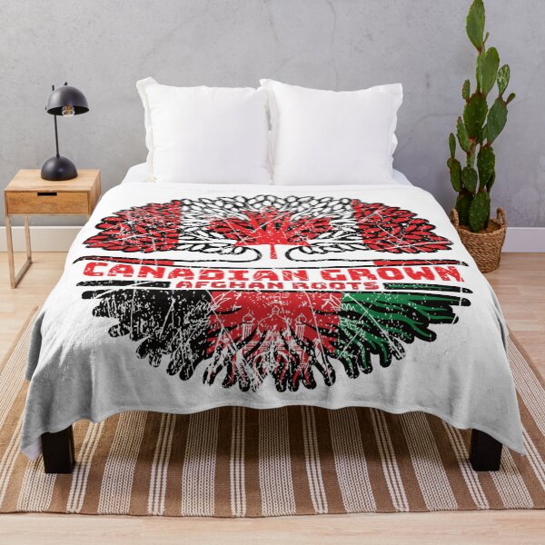 Item preview, Afghanistan Afghan Canadian Canada Tree Roots Flag designed and sold by FlagX.