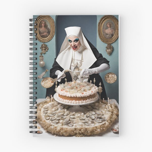Item preview, Birthday Drag Nun, featuring oysters and pearls designed and sold by Claire March.