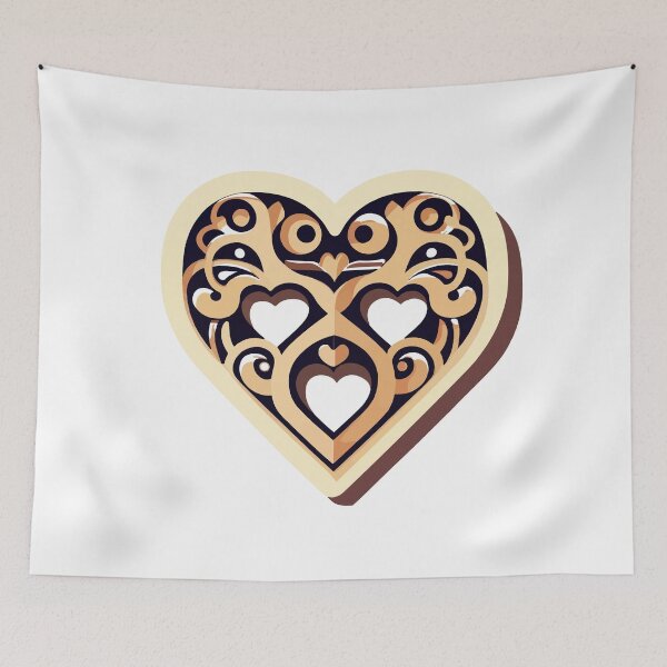 Item preview, Carved Wooden Heart - Carpenter's Love designed and sold by NiftyWrx.