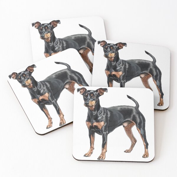 Item preview, Manchester Terrier in Classic Alert Pose designed and sold by NatureSyllabus.