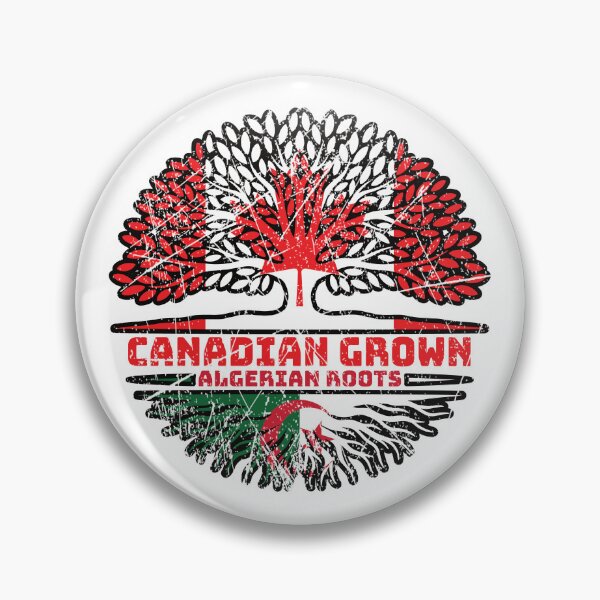 Item preview, Algeria Algerian Canadian Canada Tree Roots Flag designed and sold by FlagX.