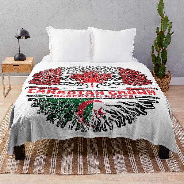 Item preview, Algeria Algerian Canadian Canada Tree Roots Flag designed and sold by FlagX.