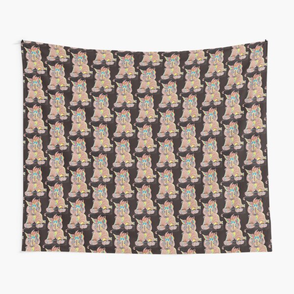 Tiger Dog Tapestry