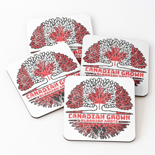 Item preview, Albanian Albania Canadian Canada Tree Roots Flag designed and sold by FlagX.