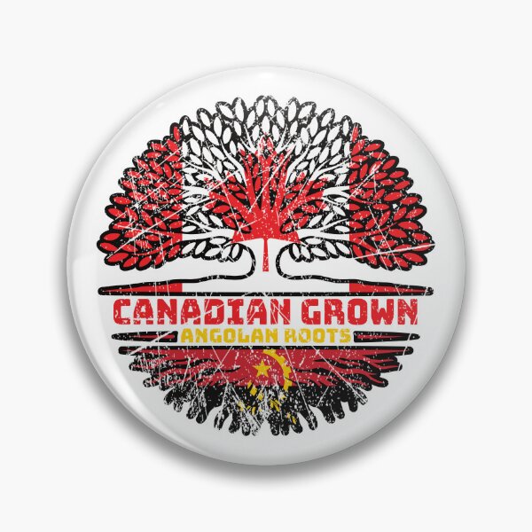 Item preview, Angola Angolan Canadian Canada Tree Roots Flag designed and sold by FlagX.