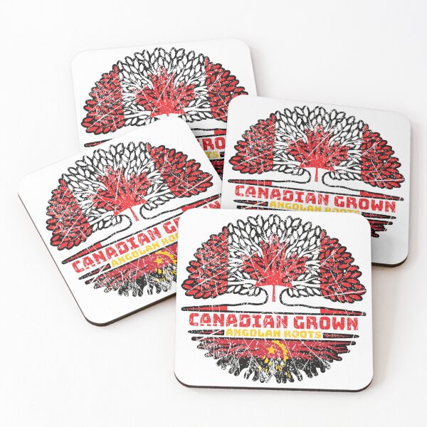 Item preview, Angola Angolan Canadian Canada Tree Roots Flag designed and sold by FlagX.