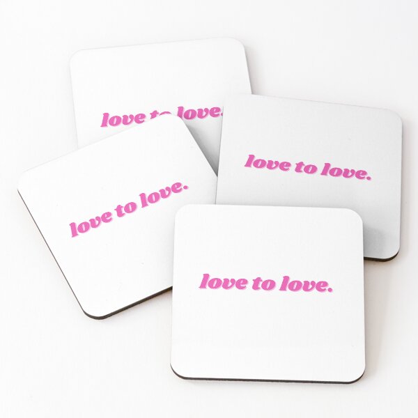 Item preview, love to love, pink design designed and sold by ChiWellness Shop.
