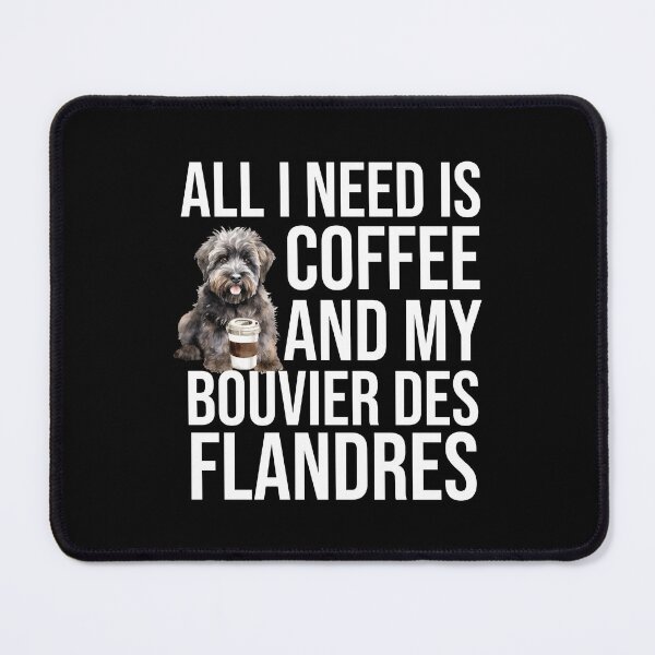 Item preview, Bouvier Des Flandres Puppy And Coffee designed and sold by TheAnimalZ00.