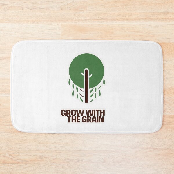 Item preview, Grow with the Grain - Minimalist Tree Silhouette designed and sold by NiftyWrx.