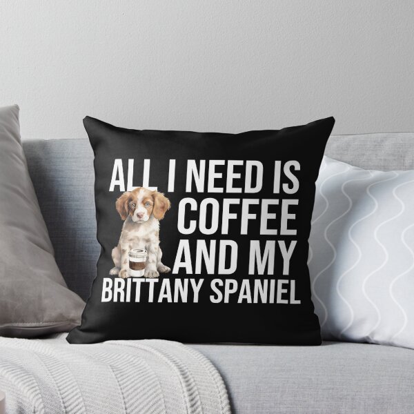 Item preview, Brittany Spaniel Puppy And Coffee designed and sold by TheAnimalZ00.