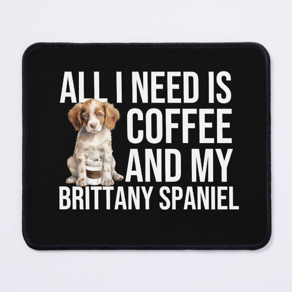 Item preview, Brittany Spaniel Puppy And Coffee designed and sold by TheAnimalZ00.