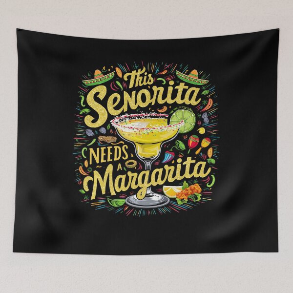 Item preview, This Senorita Needs A Margarita designed and sold by tshirtexpressiv.