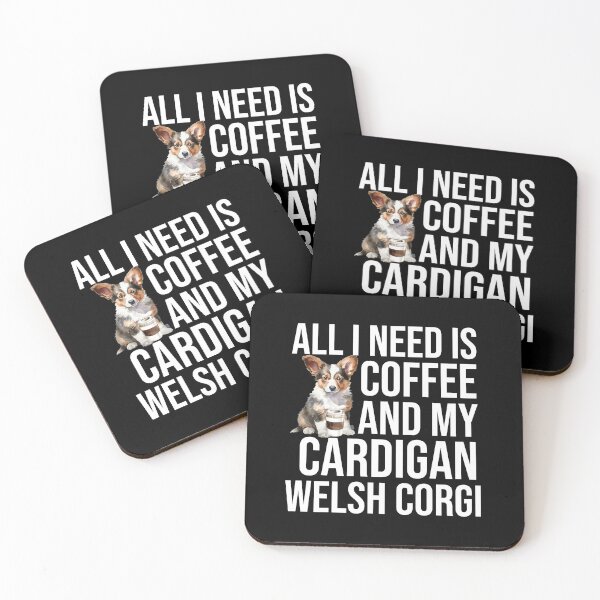 Item preview, Cardigan Welsh Corgi Puppy And Coffee designed and sold by TheAnimalZ00.