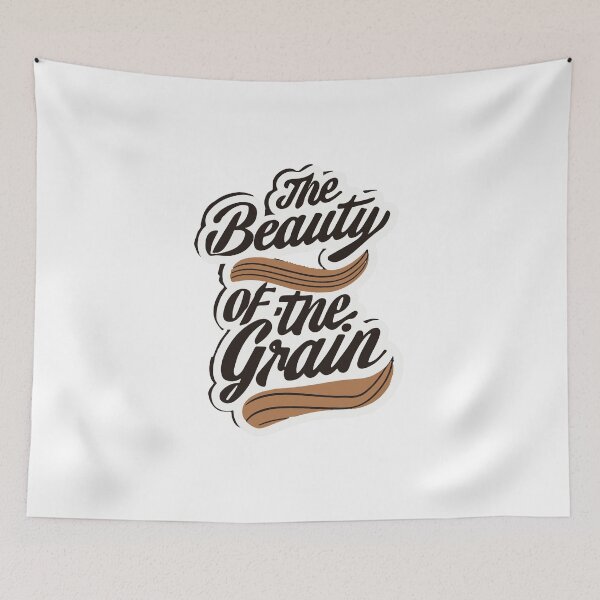 Item preview, The Beauty of the Grain - Elegant Carpenter Typography Art designed and sold by NiftyWrx.
