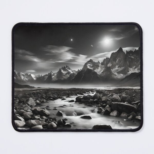 Item preview, HDR Illustrative Cinematic Monochromatic Evening Landscape Scene designed and sold by ShadeScapeArt.
