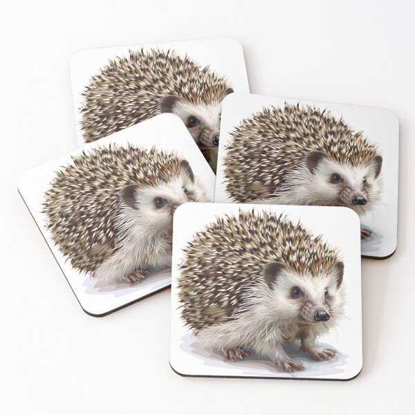 Item preview, Inquisitive Hedgehog in Natural Detail designed and sold by NatureSyllabus.