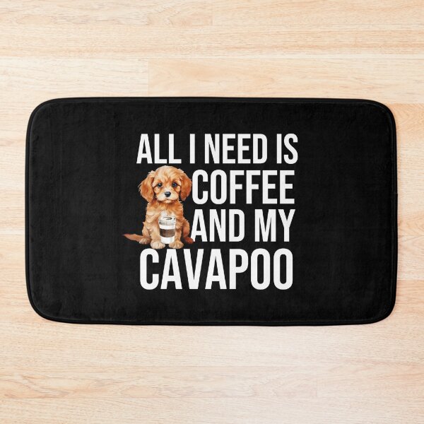 Item preview, Cavapoo Puppy And Coffee designed and sold by TheAnimalZ00.