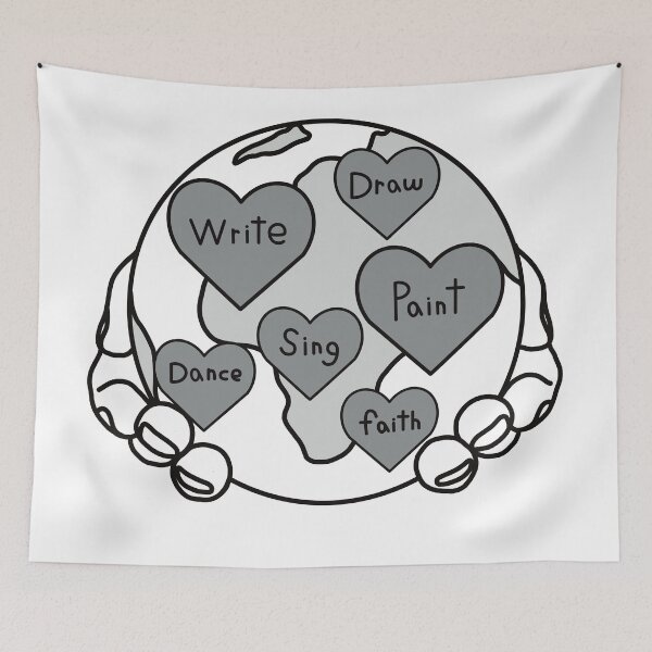 Item preview, Artists Help Heal the World designed and sold by Swanky Genius.