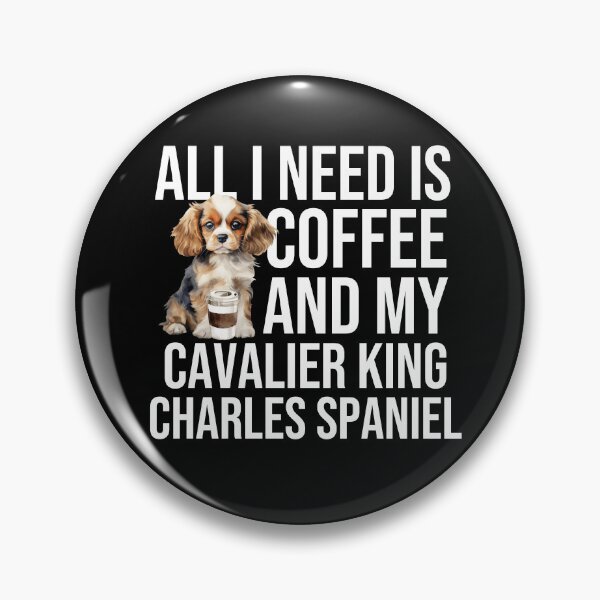 Item preview, Cavalier King Charles Spaniel Puppy And Coffee designed and sold by TheAnimalZ00.