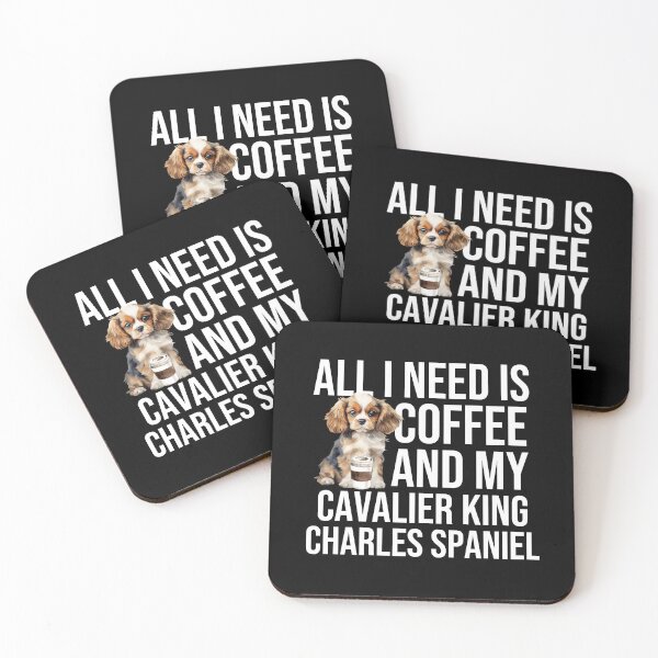 Item preview, Cavalier King Charles Spaniel Puppy And Coffee designed and sold by TheAnimalZ00.