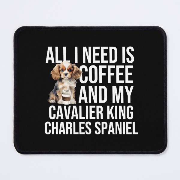 Item preview, Cavalier King Charles Spaniel Puppy And Coffee designed and sold by TheAnimalZ00.