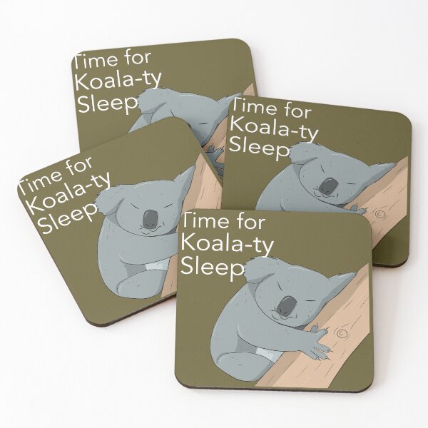 Item preview, Fun Koala Puns - Time for Koala-ty Sleep designed and sold by MikeArtJourney.