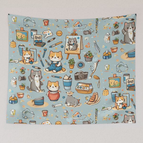 Item preview, Purr-fect Pals - Cat Lovers designed and sold by Mehwish.